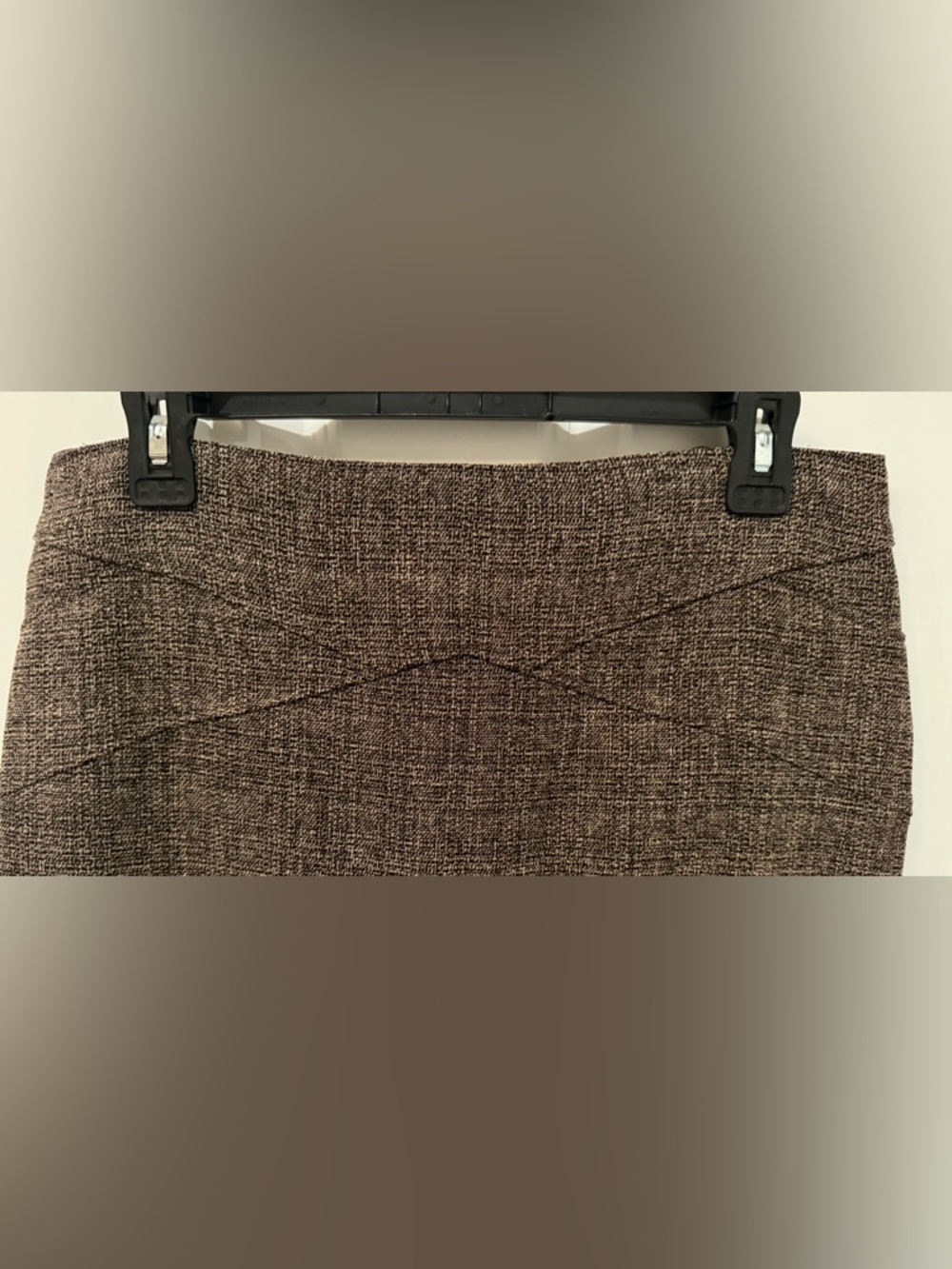 7th Avenue Brown Tweed Blazer & Skirt Suit Set - Brown - Picture 11 of 13